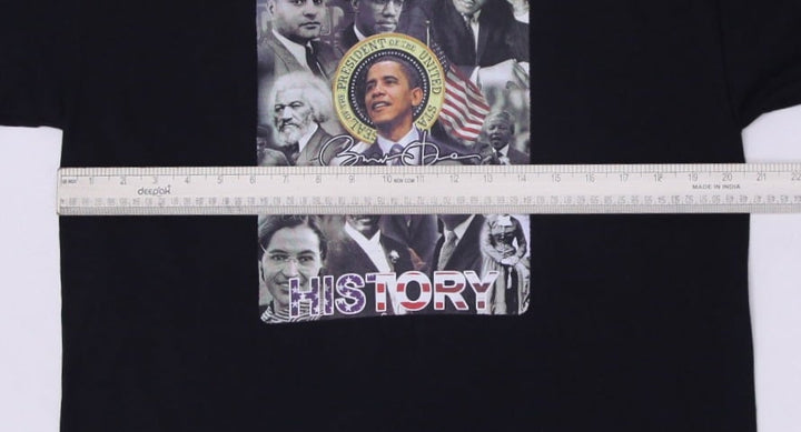 Vintage Alstyle "Dream Makers History" T-Shirt Black Graphic Large | Migration_T-Shirts - Detail View | Fashion Rerun