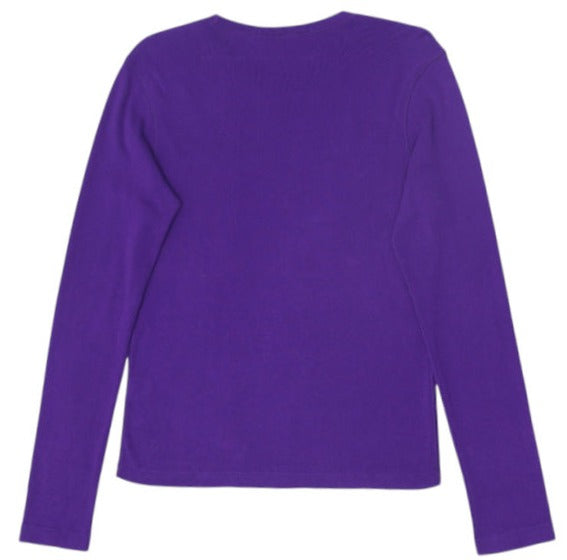 Vintage Ladies Ralph Lauren Polo Purple Long Sleeve Sweater Size XL | Migration_Knitwear & Sweaters - Side Vi | Fashion Rerun