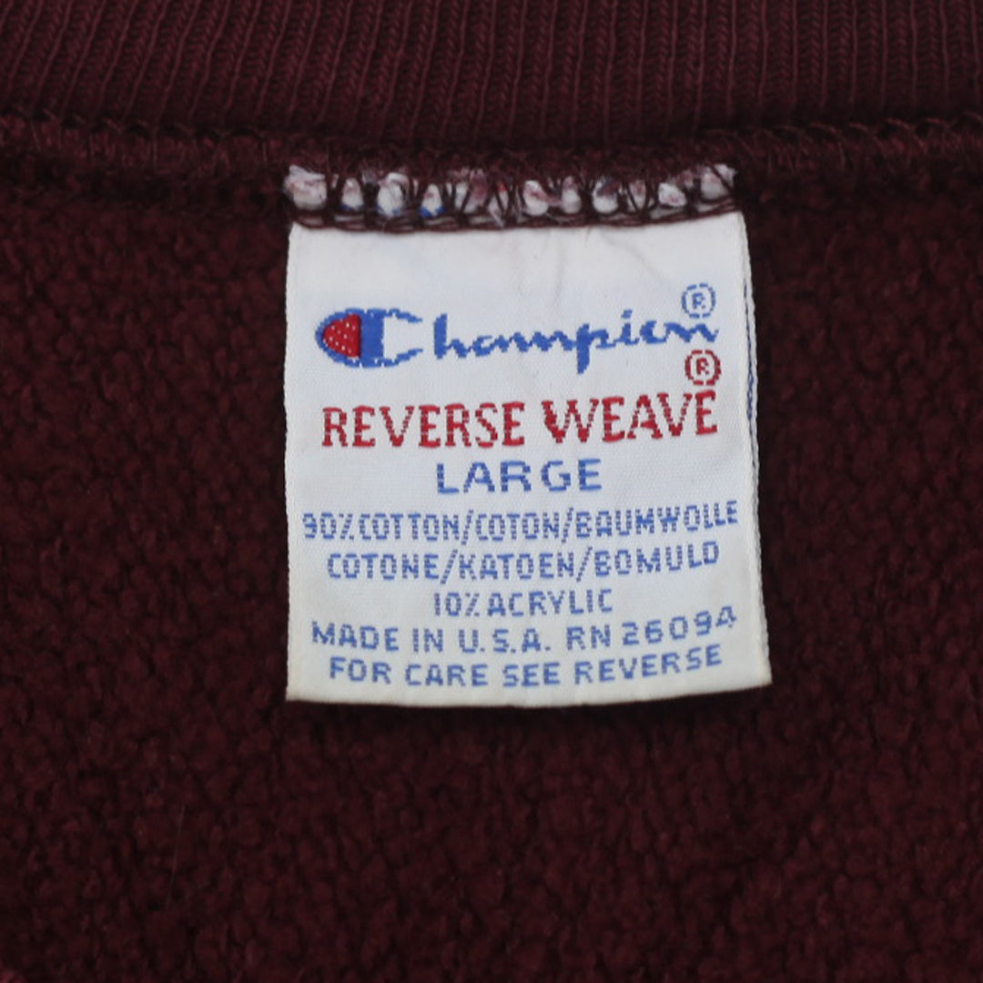 Vintage Champion Reverse Weave Boston College Embroidered Sweatshirt Made In USA - Fashion Rerun Vintage Migration_Sweaters