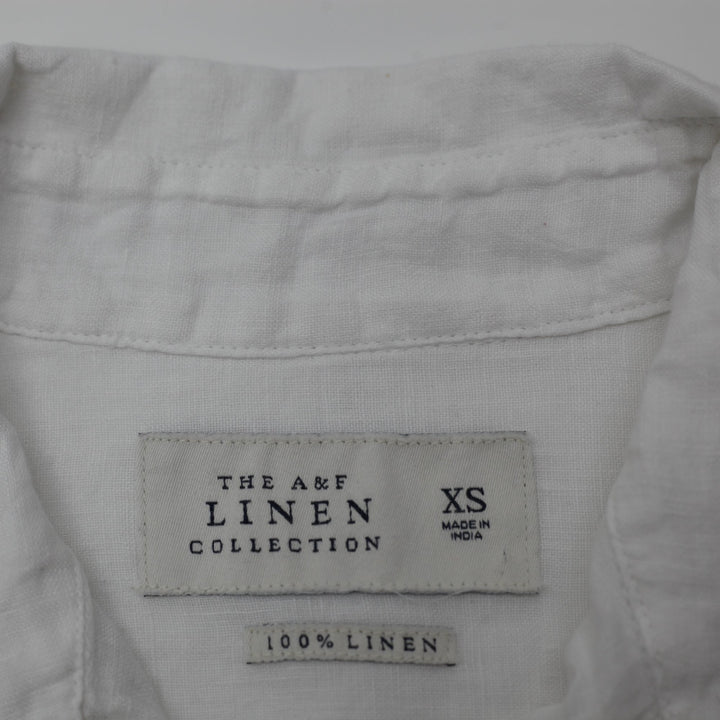 Abercrombie Linen Button-Up Shirt Size XS | Migration_Shirts MJ DROP - Back View | Fashion Rerun