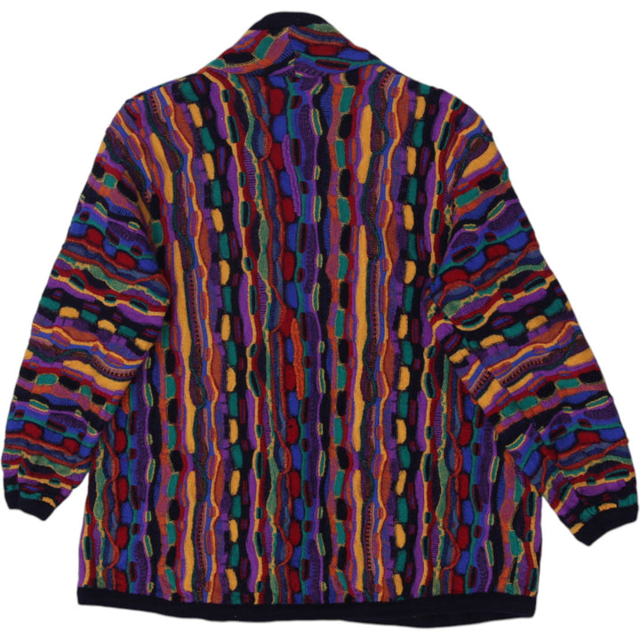 Vintage 90s Purley Australia 3D Wool Sweater Size L | Migration_Sweaters - Side View | Fashion Rerun