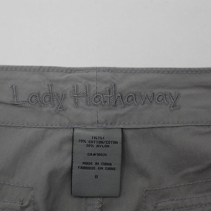 Ladies Lady Hathaway Roll-Tab Cargo Outdoor Hiking Pants Size 8