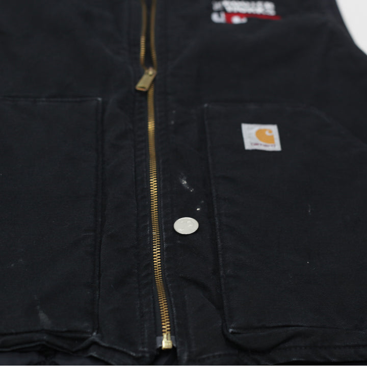 Mens Carhartt V01-BLK The Rooter Works Quilted Lined Work Vest - Fashion Rerun Vintage Migration_Jacket