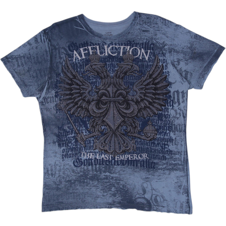 Y2K Mens Affliction Fedor Emelianenko The Last Emperor T-Shirt Size L