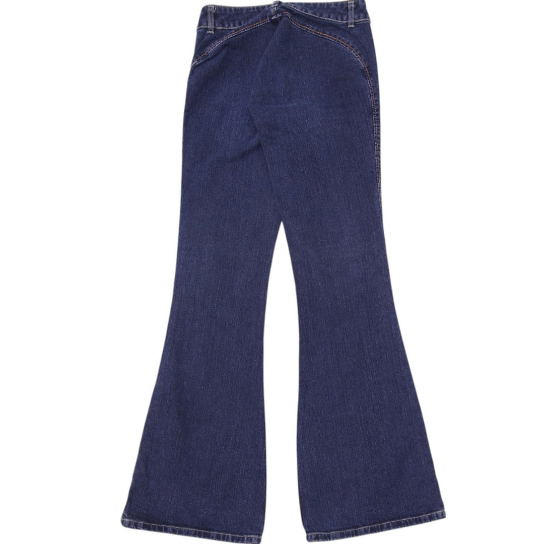 Y2K Silver Jeans Low Rise Flare Jeans