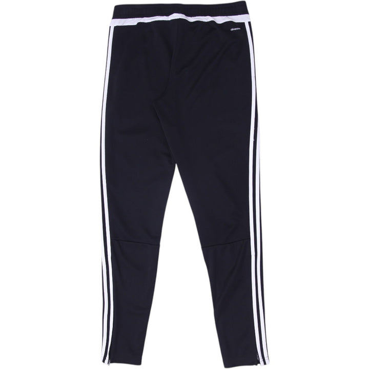 Ladies Embroidered Adidas Black Striped Track Pants | Migration_Jeans & Pants - Side View | Fashion Rerun