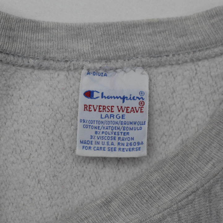 Vintage Champion Reverse Weave Boston University Sweatshirt Size L Made in USA - Fashion Rerun Vintage Migration_Sweaters