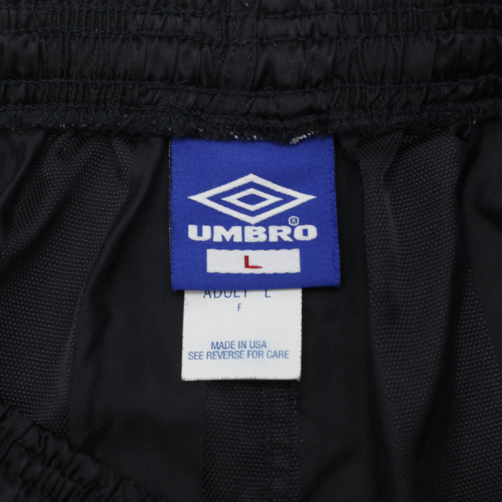 Vintage 90s Umbro Black Checkerboard Soccer Athletic Shorts  Made in USA Large