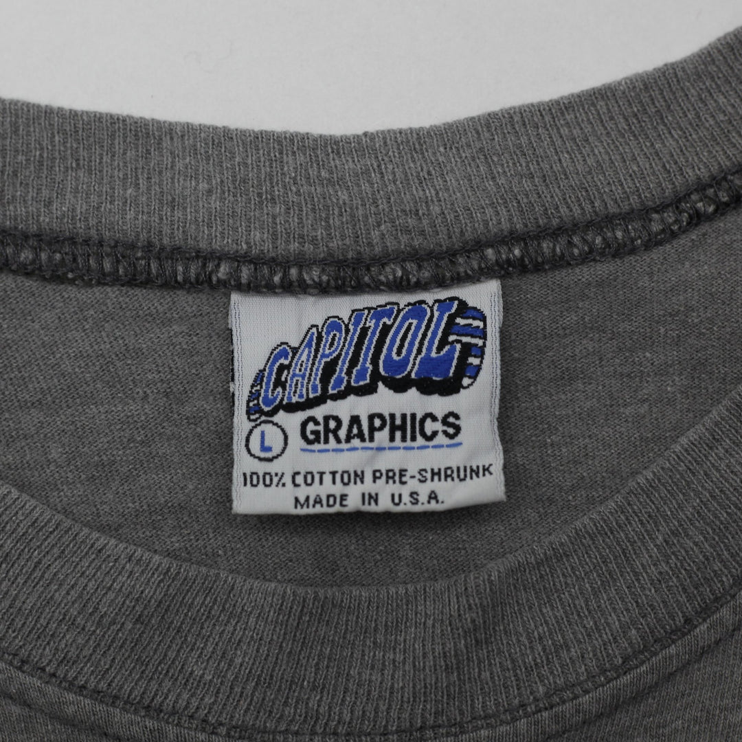 Vintage 90s Capitol Graphics Michigan Wolverines NCAA College T-Shirt Size L