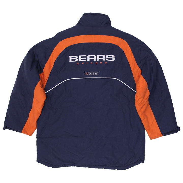 Vintage Reebok Chicago Bears NFL Quilted Full Zip Jacket