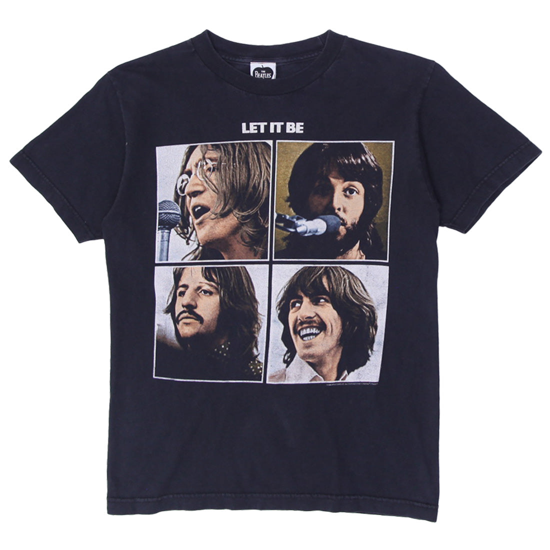 Shop Vintage 2004 The Beatles Let It Be Black Band Tee T-Shirt