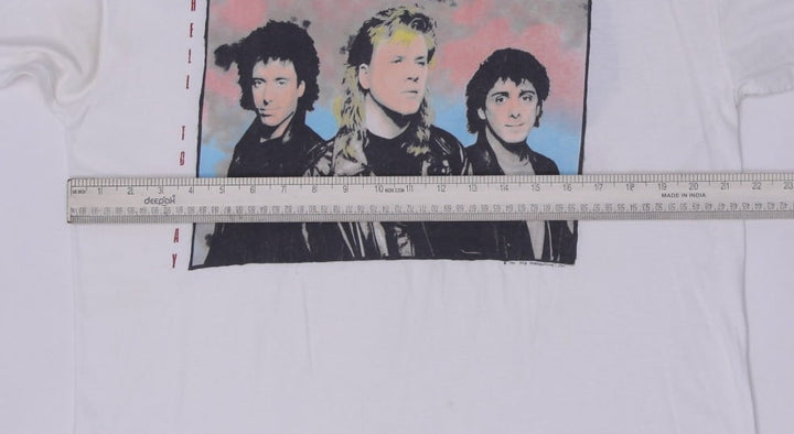 Vintage 1990 The Jeff Healey Band See The Light Hell to Pay Tour T-Shirt Size L | Migration_T-Shirts - View 8 | Fashion Rerun