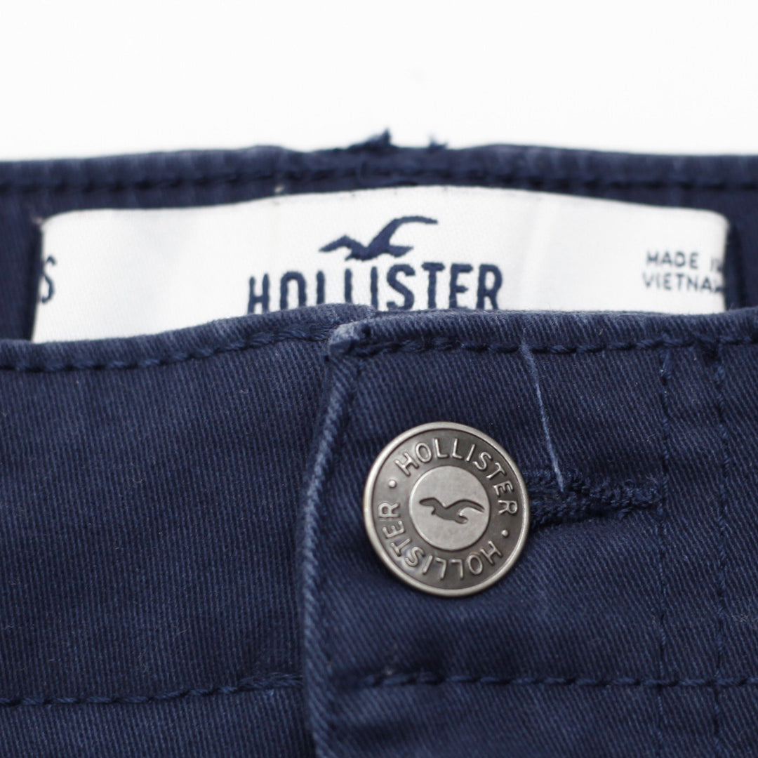 Ladies Hollister Cargo Pants Navy Ultra High Rise Pockets