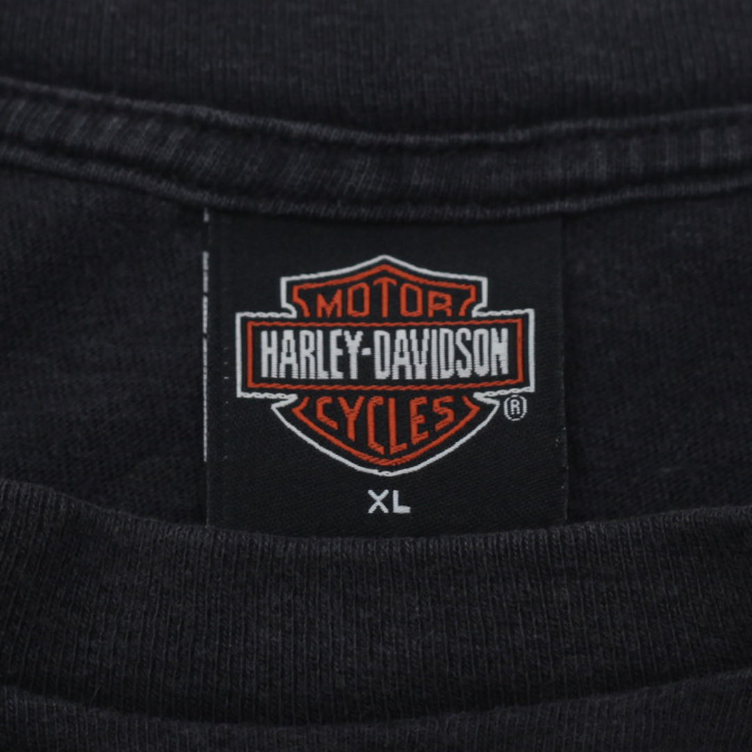 Vintage Harley Davidson Illinois Berwyn IL T-Shirt Made In USA Black XL - Fashion Rerun Vintage Migration_T-Shirt