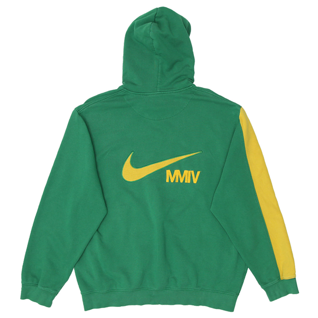 Vintage Nike Yellow Nike Air Hoodie Shop Vintage Nike MMIV Swoosh