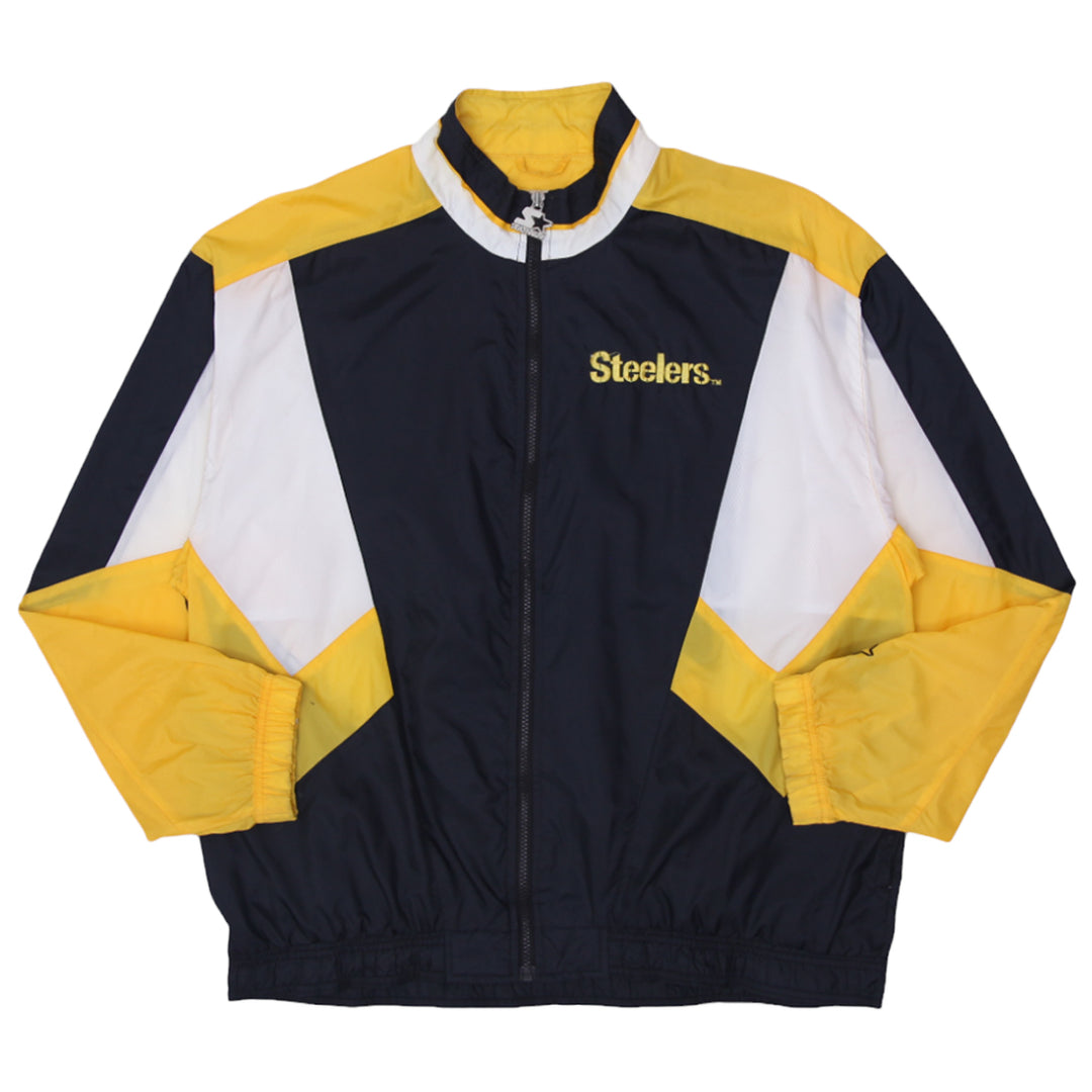 Vintage Starter Claasic Team Collection NFL Pittsburgh Steelers Windbreaker Jacket - Fashion Rerun Vintage Migration_Jacket