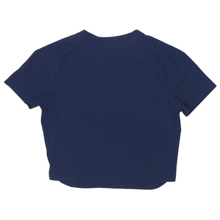 Mens Lululemon V-Neck Crop T-Shirt Navy - Fashion Rerun Vintage Migration_T-Shirt