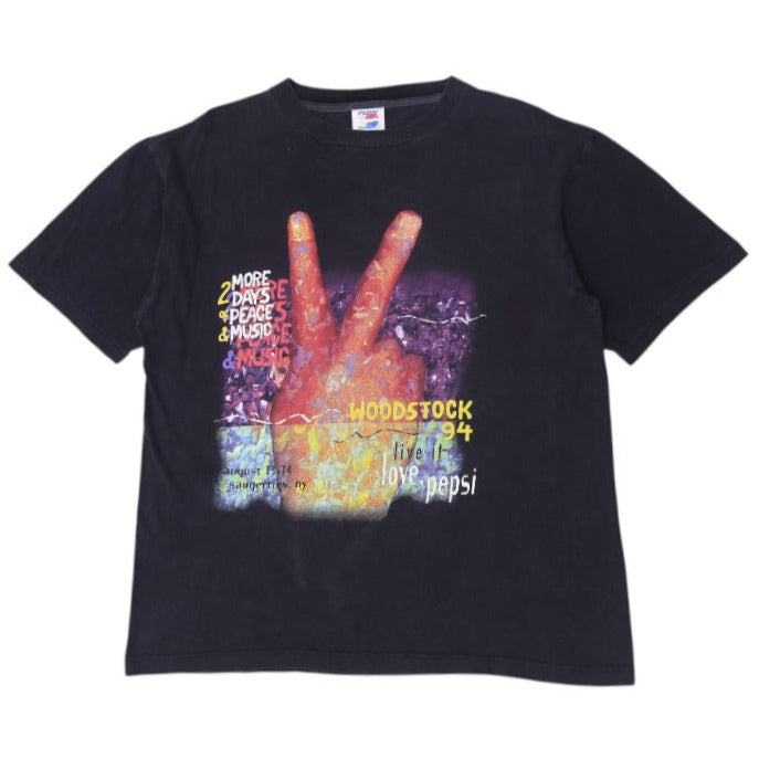 Vintage 1994 Woodstock "Live It Love Pepsi" Concert T-Shirt L | Migration_T-Shirts | Fashion Rerun