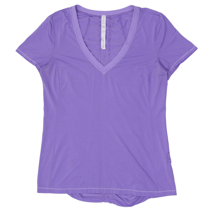 Ladies Lululemon V-Neck Sports T-Shirt