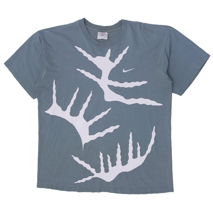 Rework Nike White Patch Work Crewneck Mens T-Shirt PR250