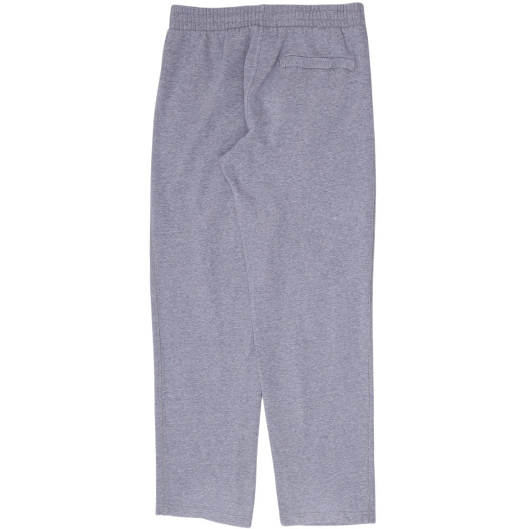 Mens Nike Fleece Straight Leg Sweatpants Dark Grey Heather Size S