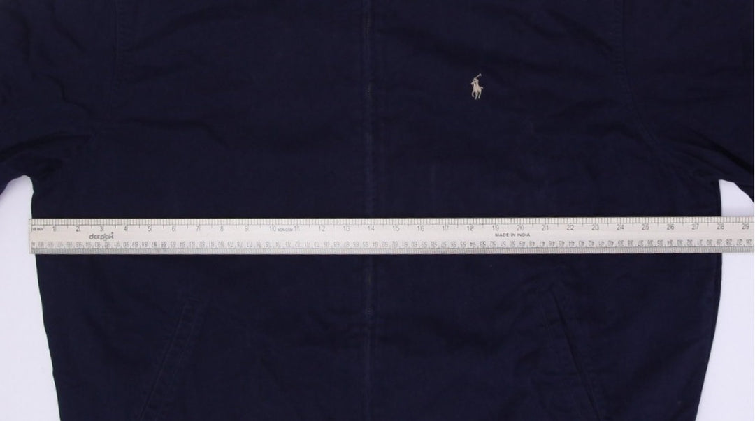 Vintage Polo By Ralph Lauren 100% Cotton Zip Up Harrington Jacket