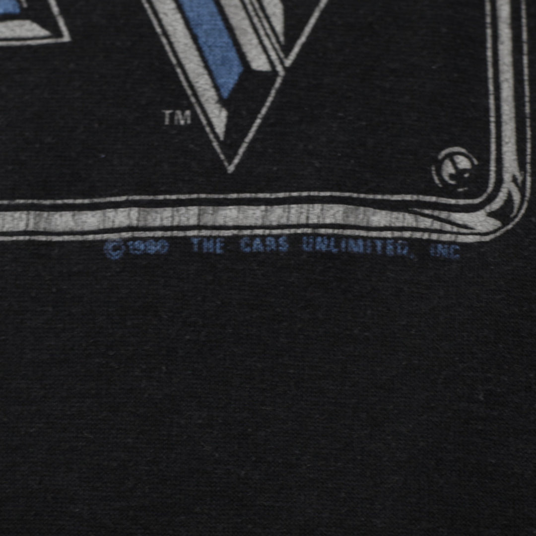 Vintage Ladies 1980 Cars "The Cars On The Road" Concert T-Shirt Black M | Migration_T-Shirts - Detail View | Fashion Rerun
