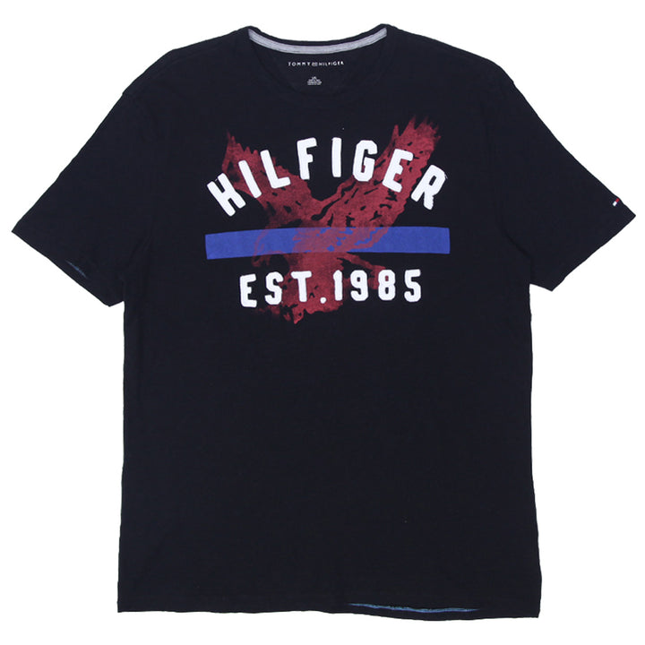 Mens Tommy Hilfiger T-Shirt Black - Fashion Rerun Vintage Migration_T-Shirt