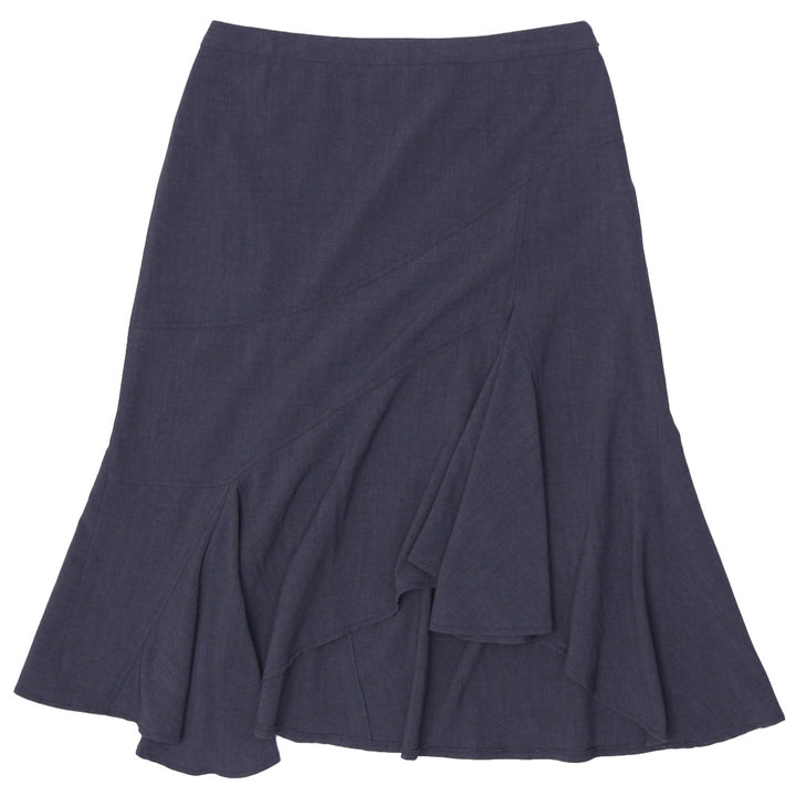 Y2K Ladies Larry Levine Stretch Ruffle Skirt