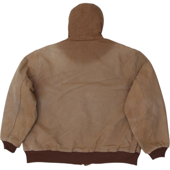 Mens Carhartt J140BRN Jacket Brown Hooded Workwear Coat 2XL Made In USA | Migration_Jackets WW Collection - S | Fashion Rerun