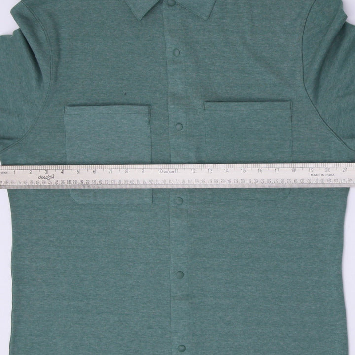 Mens Lululemon Soft Knit Overshirt Snap Front Shacket Shirt Size M