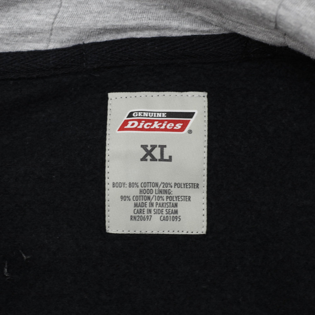 Mens Dickies Hoodie Black Full Zip Workwear Fleece Jacket Size XL | Migration_Jackets WW Collection - Back Vi | Fashion Rerun