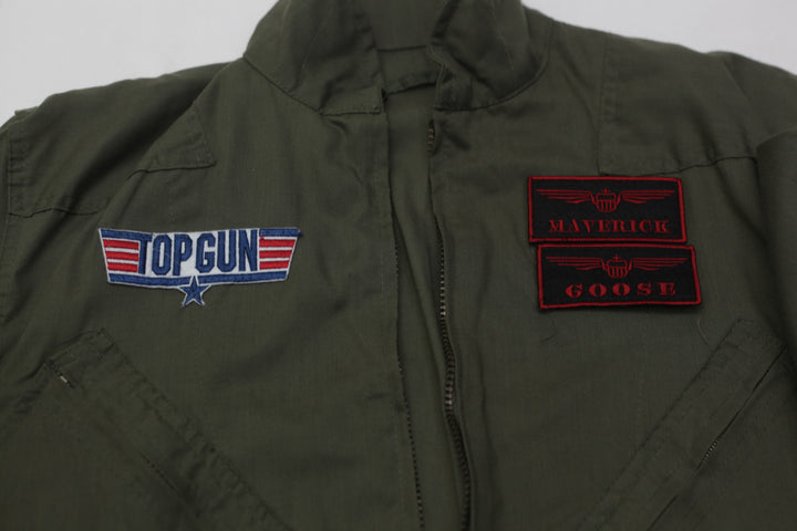 Vintage Top Gun Men's Flight Suit Costume