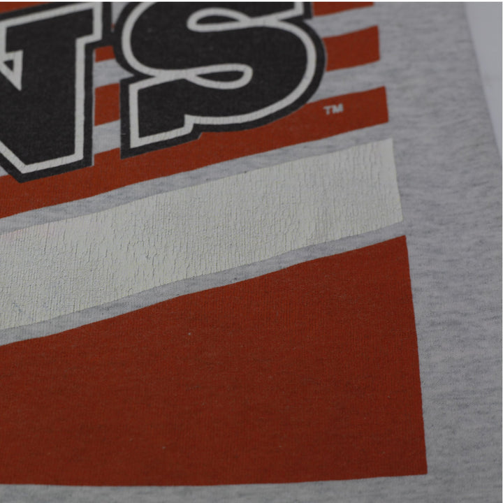Vintage Mens Salem T-Shirt Gray Cleveland Browns NFL Graphic S.Stitch Size L