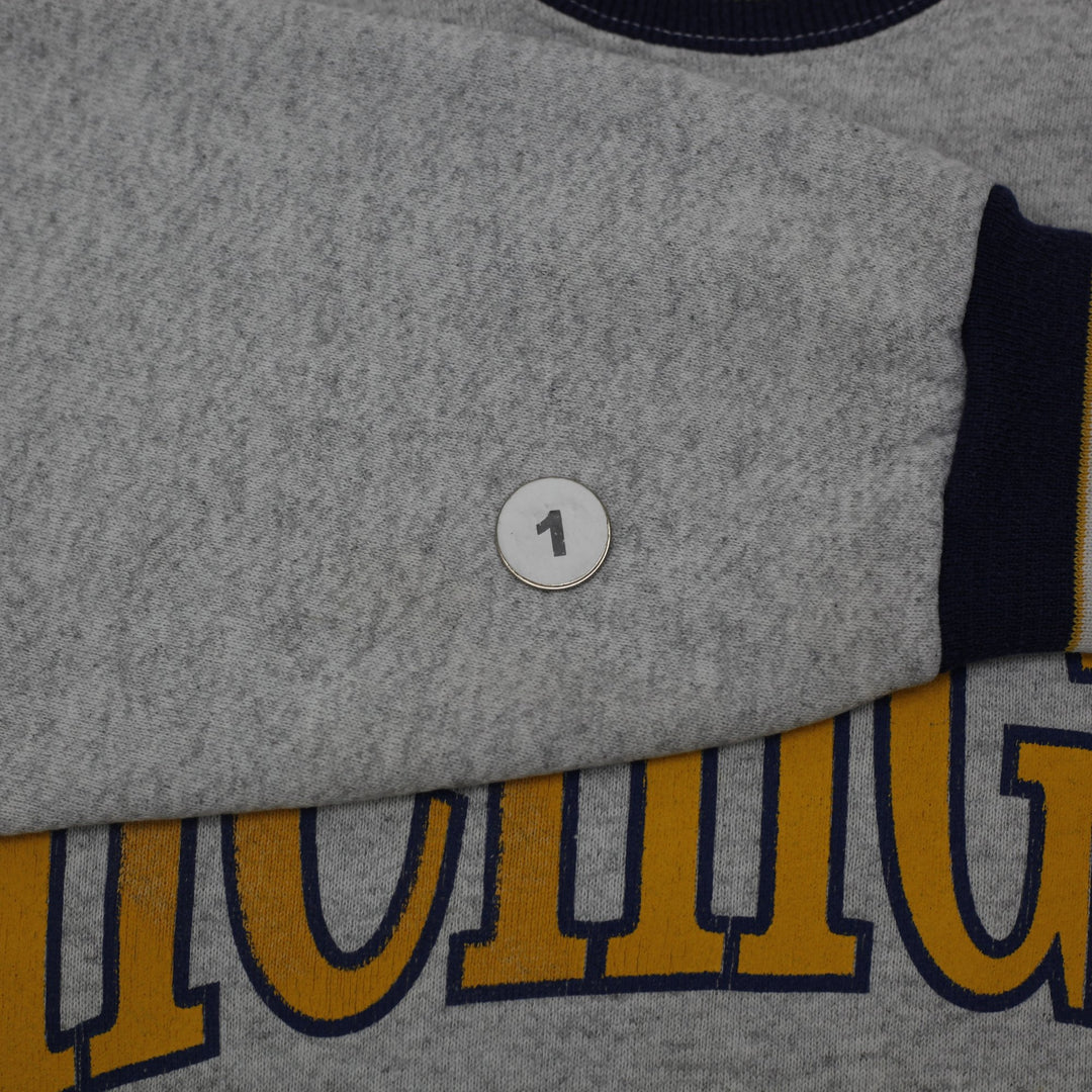 Vintage 90s Michigan Wolverines Crewneck Sweatshirt Size M