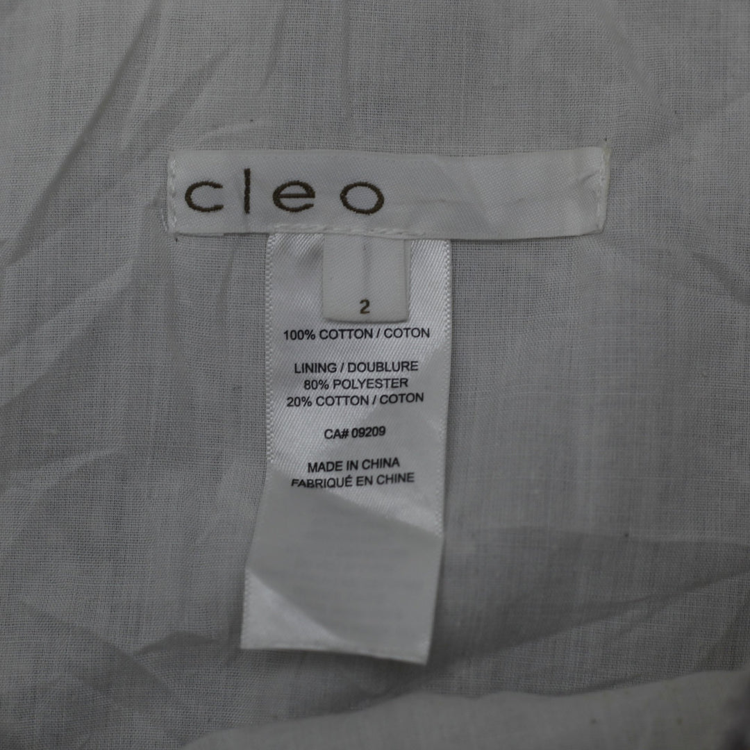 Y2K Ladies Cleo Boho Mandala Print Pleated Cotton Midi Skirt Size 2