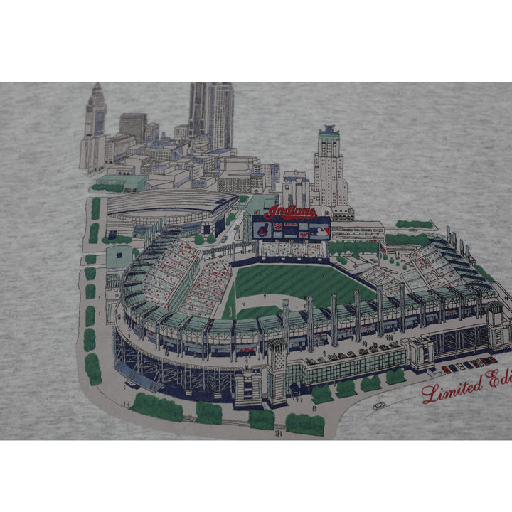 Vintage 90S Cleveland Indians Opening Day T-Shirt Made in USA Single Stitch L
