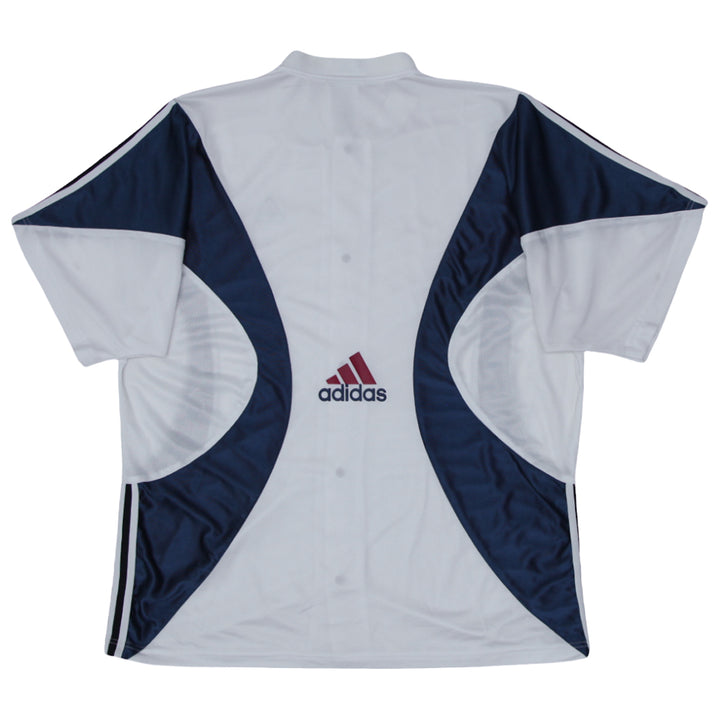 Vintage 90's Adidas Short Sleeve Button Up Jacket XL - Fashion Rerun Vintage Migration_Jacket