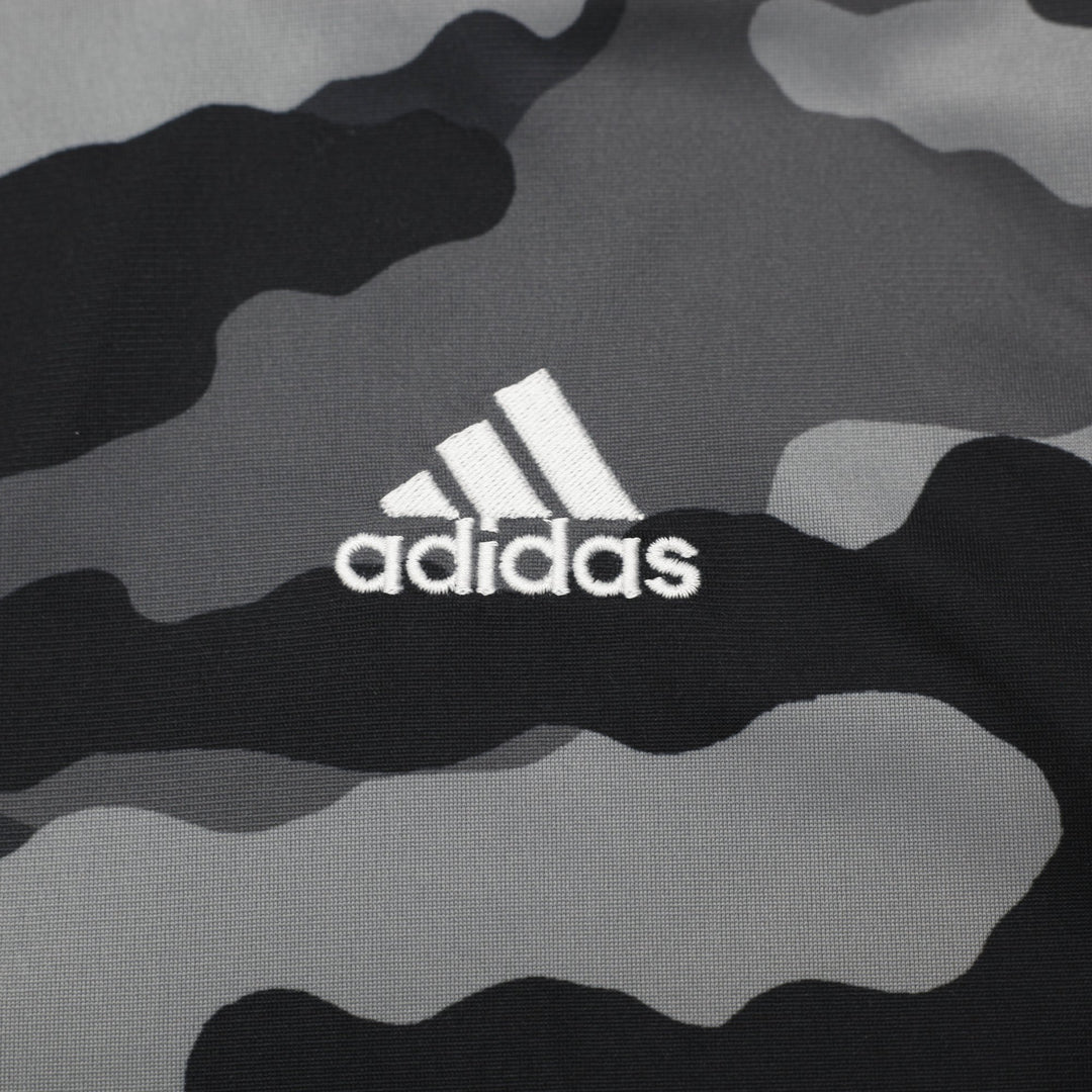 Adidas Boys Youth XL 18/20 Grey Camo 3-Stripes Tricot Track Jacket Regular Fit