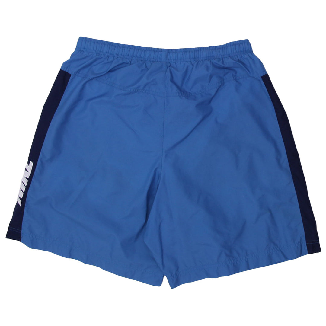 Vintage Nike Spellout Logo Sport Shorts | Migration_Shorts Nike Shorts UAENAT20 - Side View | Fashion Rerun