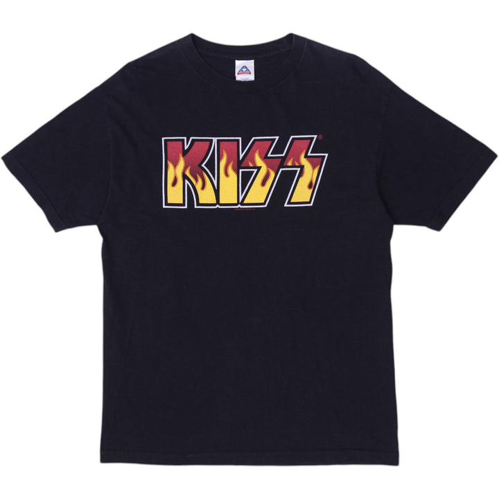 Vintage KISS Flame Graphic Band T-Shirt Size L | Migration_T-Shirts | Fashion Rerun