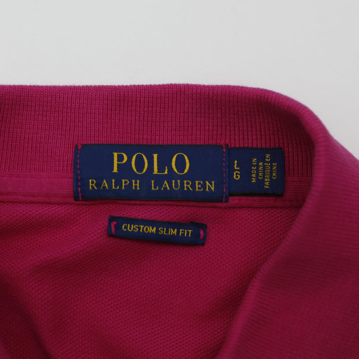 Polo Ralph Lauren Custom Slim Fit Polo Shirt Size L | Migration_T-Shirts - Back View | Fashion Rerun