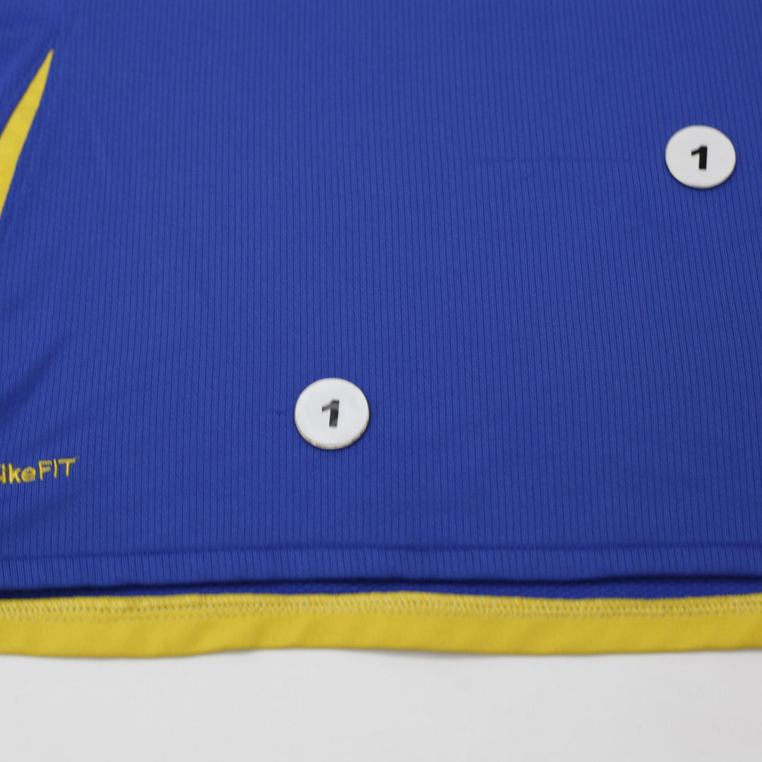 Youth Boys Nike Brazil 2008-10 Away Football Jersey Blue Size XL World Cup