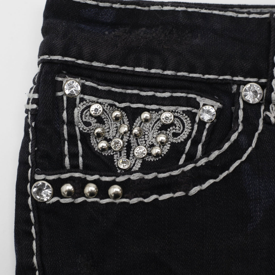 Y2K Ladies LA Idol Rhinestone Mini Skirt Size M | Migration_Skirts - Alternate View | Fashion Rerun