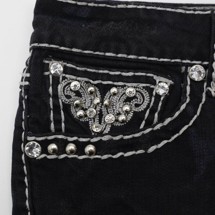 Y2K Ladies LA Idol Rhinestone Mini Skirt Size M | Migration_Skirts - Alternate View | Fashion Rerun