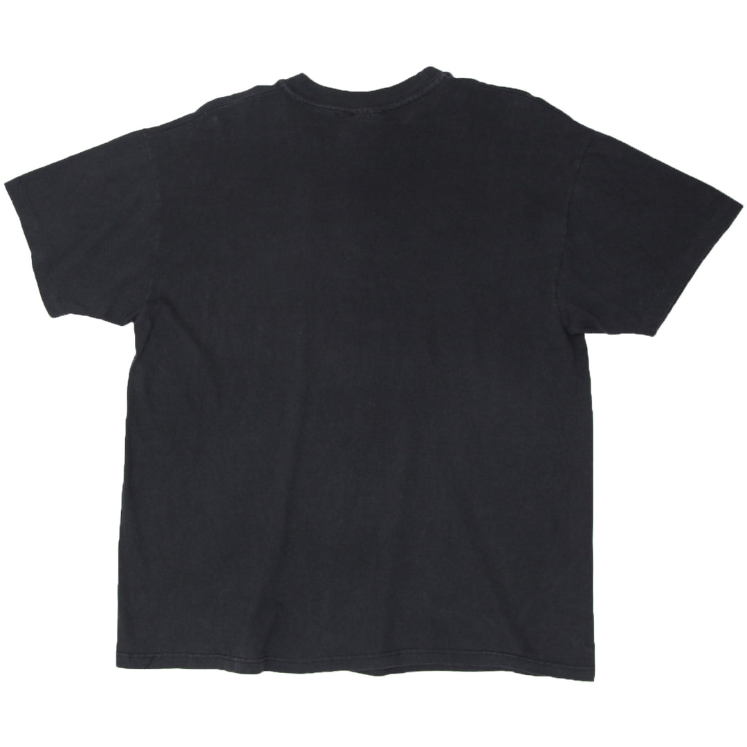 Vintage Chicago Bulls Basketball T-Shirt Single Stitch Black Hanes XL