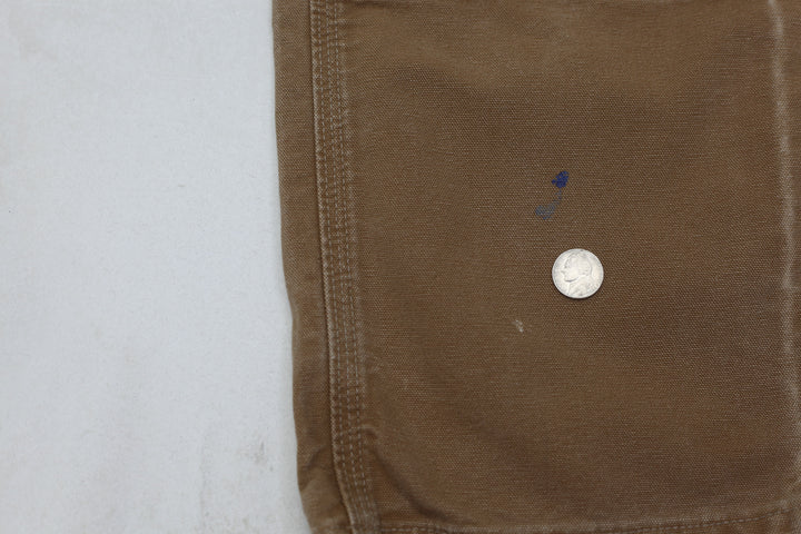 Mens B01 BRN Loose Original Fit Double Knee Carhartt Work Pants