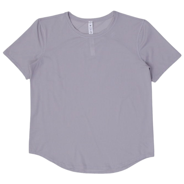Ladies Lululemon Gray Crewneck T-Shirt