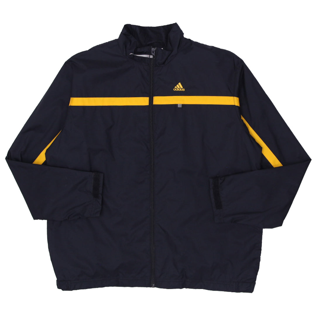 Vintage Adidas Full Zip Windbreaker Jacket Black Size XL - Fashion Rerun Vintage Migration_Jacket