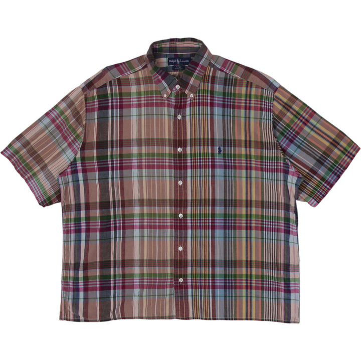 Mens Ralph Lauren Blake Shirt Multicolor Plaid Cotton